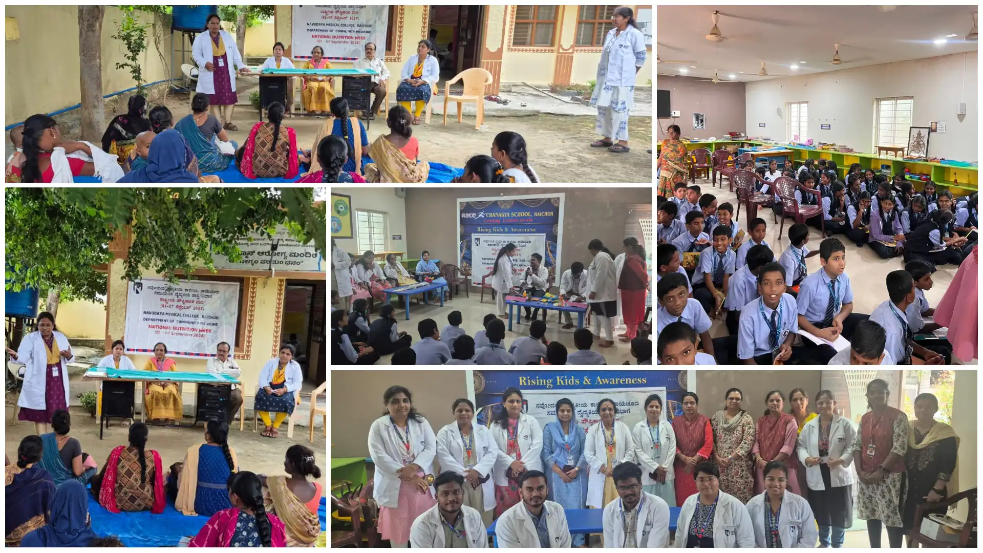 National Nutrition Week 2025: Health Awareness Activities in Raichur