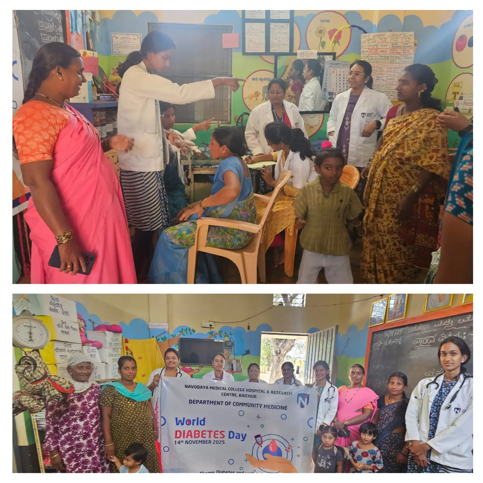 World Diabetes Day 2025: Awareness Programs & Screening Camps in Raichur