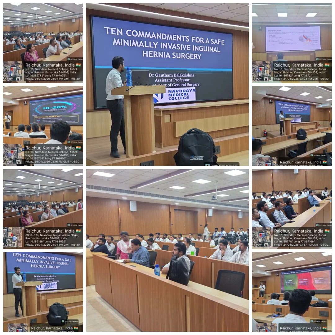 Guest Lecture on Safe Minimally Invasive Inguinal Hernia Surgery