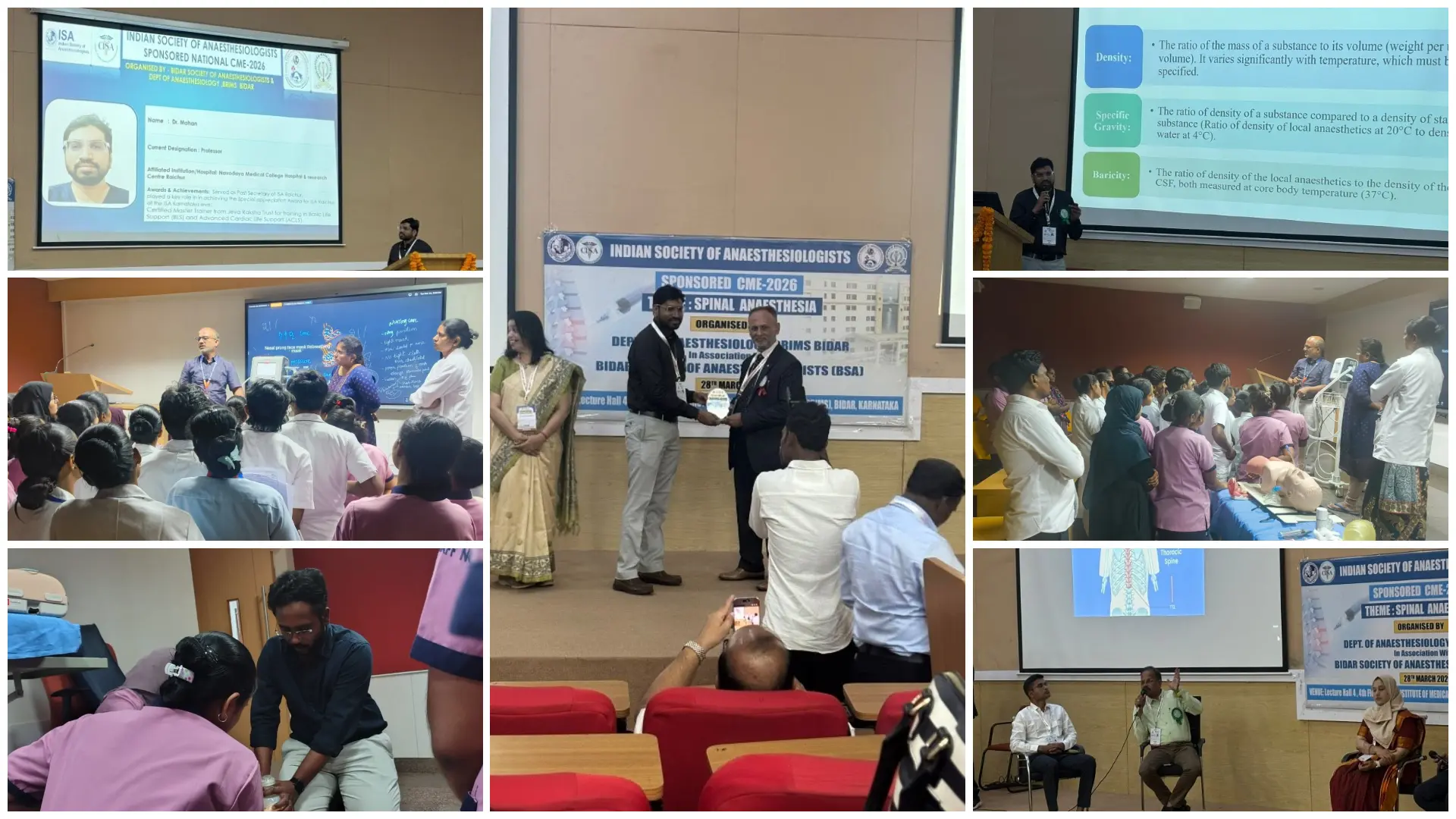 ISA-CME Participation and Emergency Care Training by Department of Anesthesiology