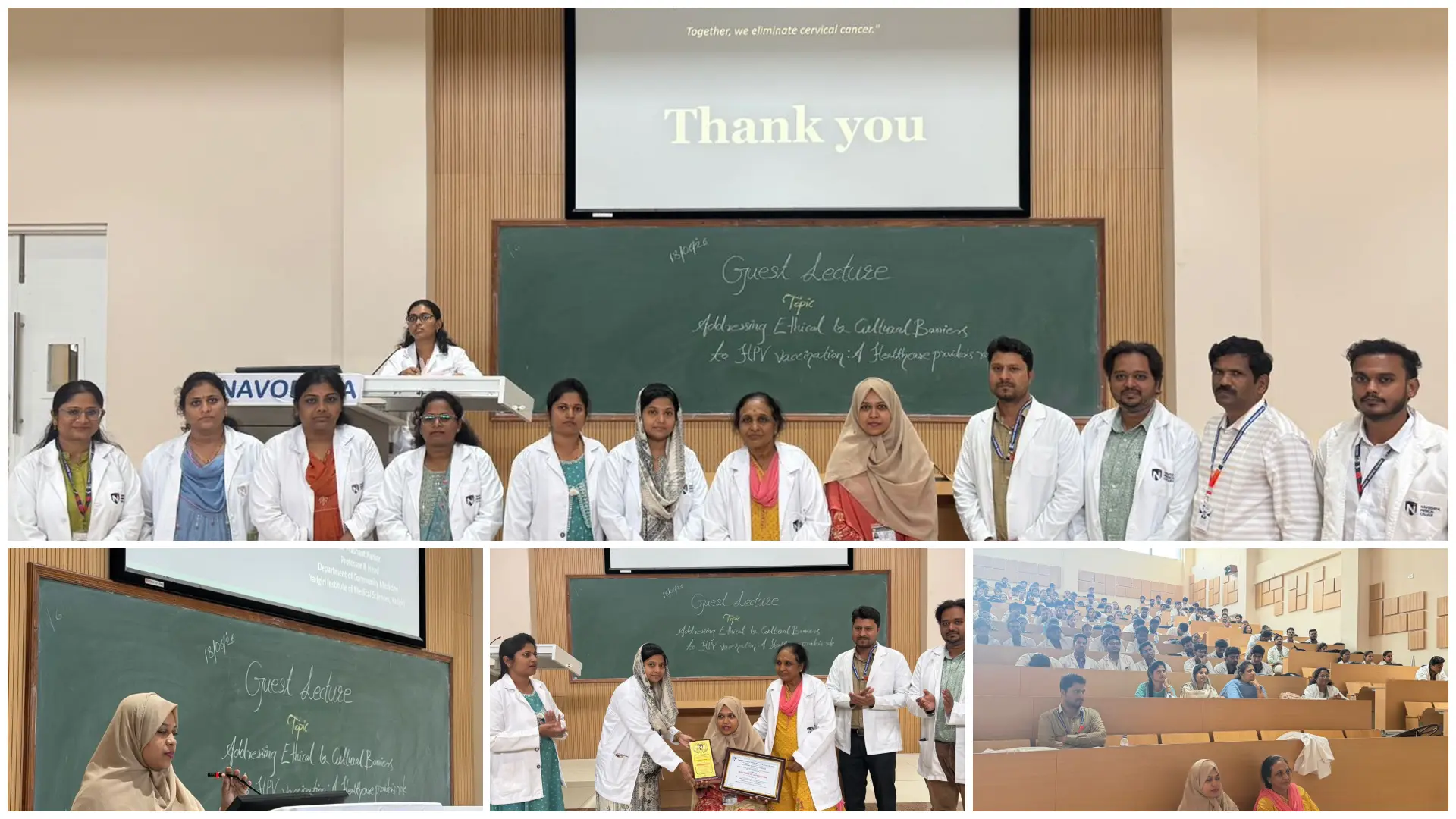 Guest Lecture on Ethical & Cultural Barriers to HPV Vaccination at NMC Raichur