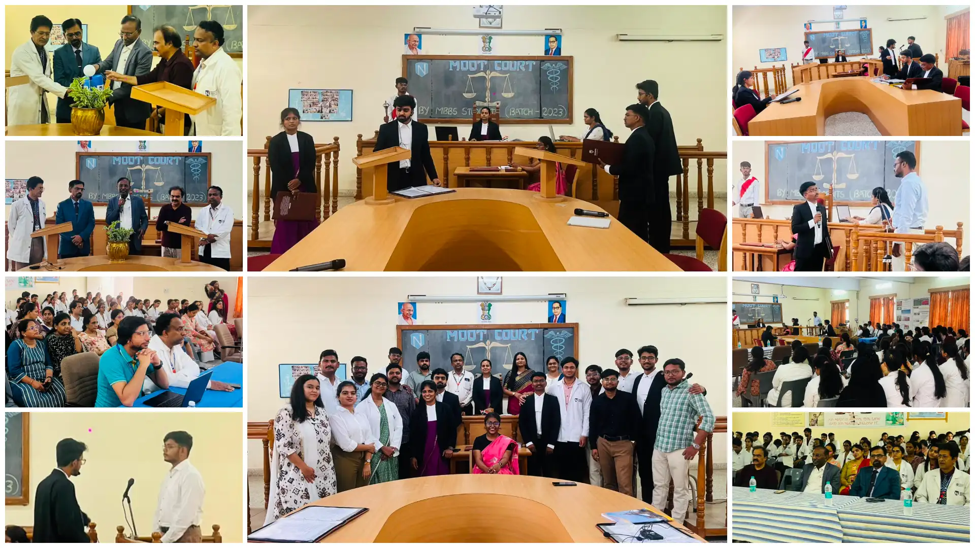 Moot Court 2026 Organized by Forensic Medicine Department at Navodaya Medical College