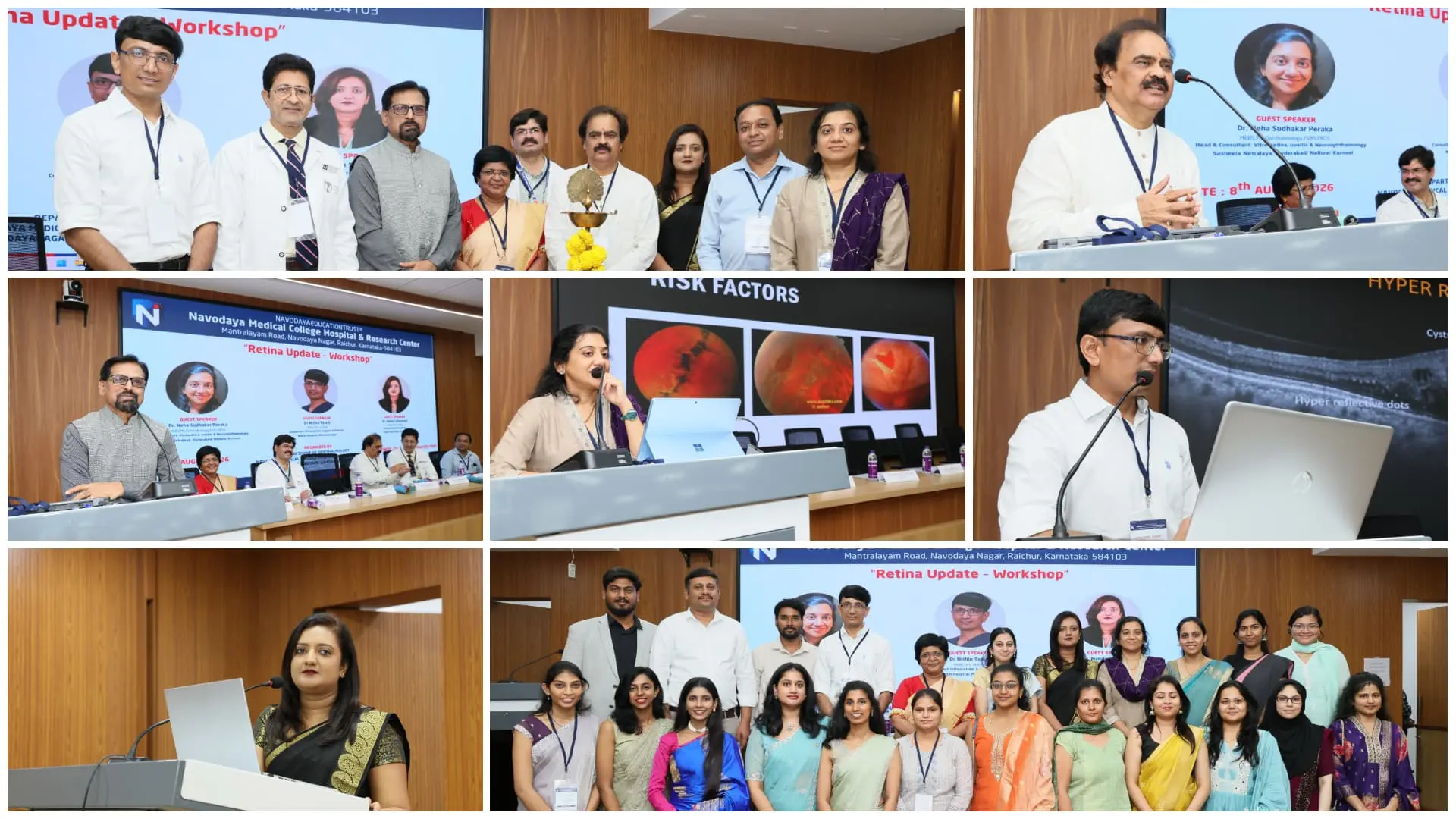 Retina Update Workshop 2026 | Department of Ophthalmology | Navodaya Medical College, Raichur