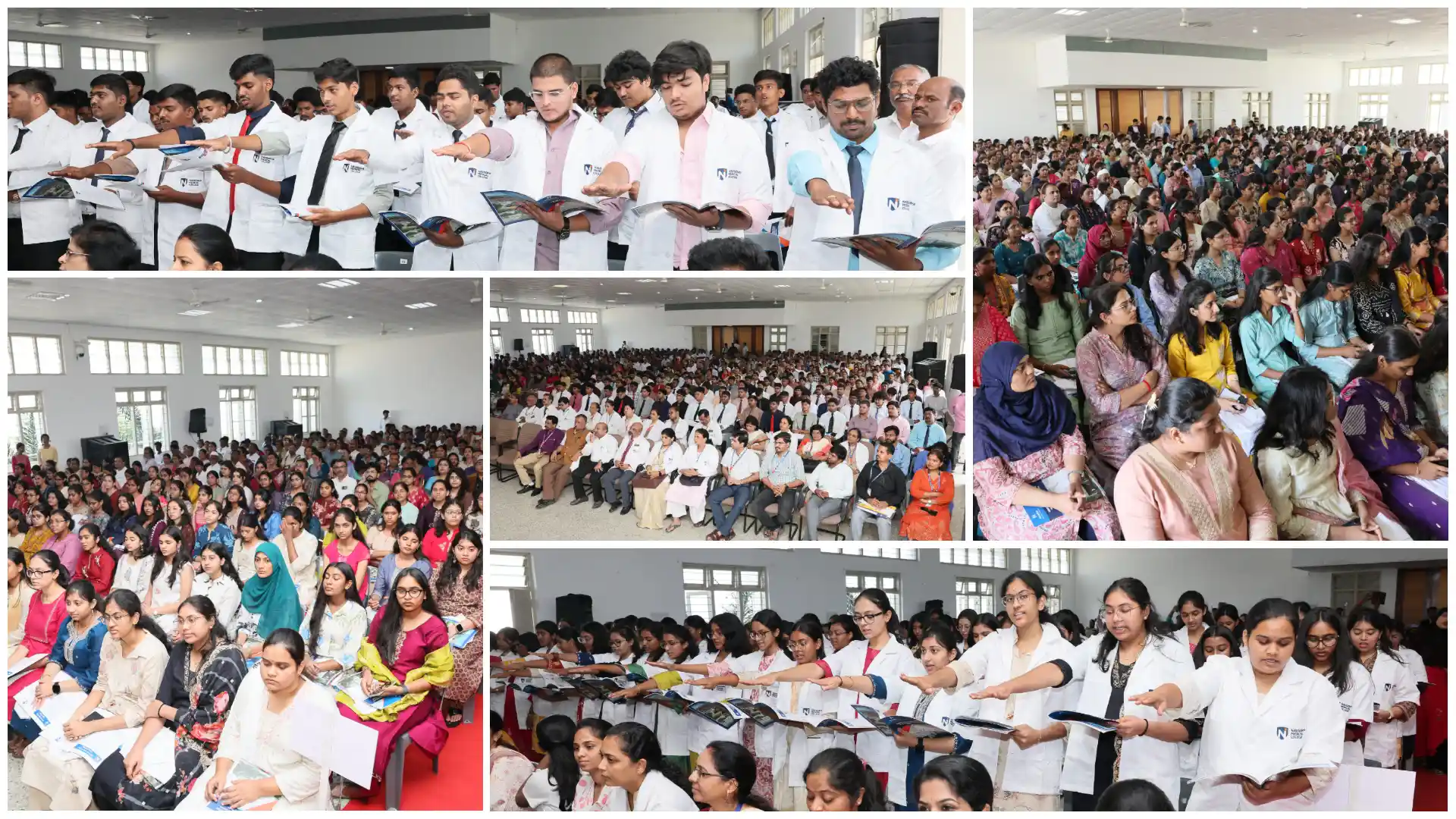 Navodaya Medical College inaugurates the 24th batch of MBBS students for the academic year 2026–27