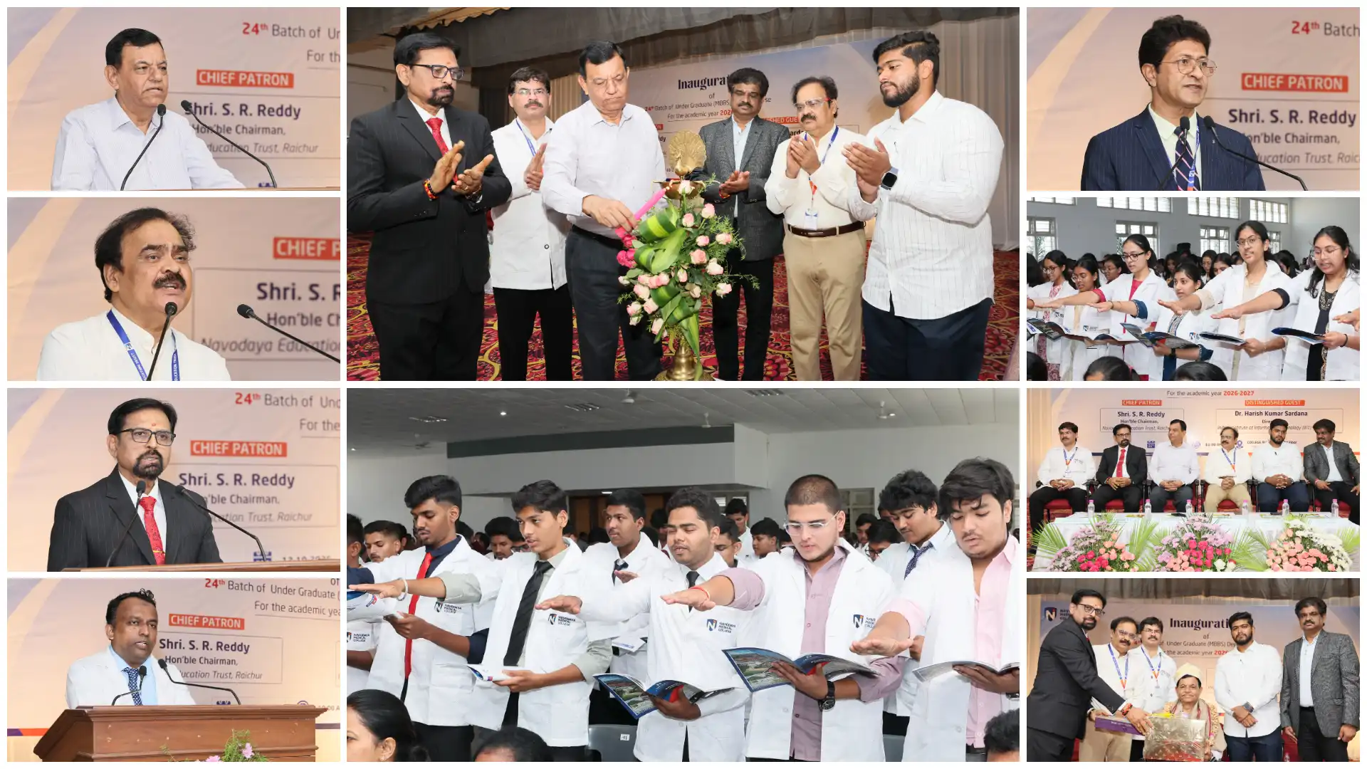 Navodaya Medical College Inaugurates the 24th Batch of MBBS Students for the Academic Year 2026–27